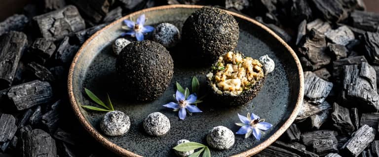 Ostra Regal — Le spectacle en plus · vignette croquettes charbon